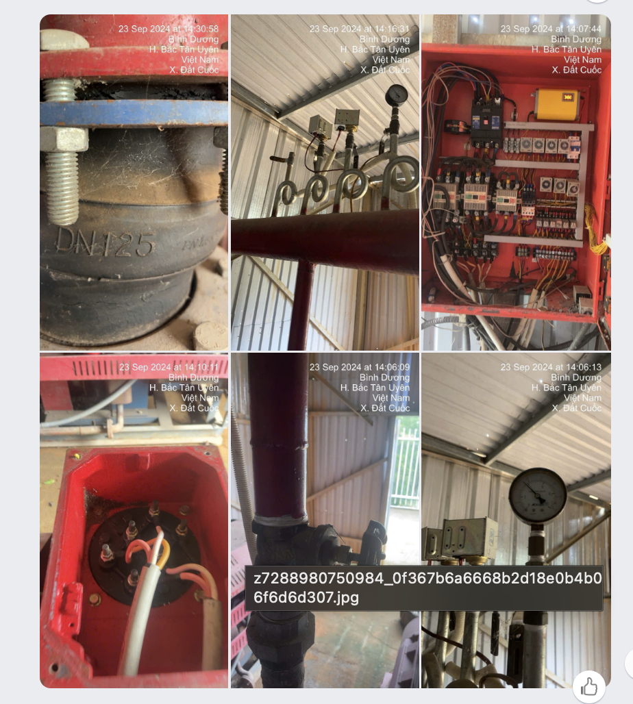 Dịch vụ Bảo trì Máy bơm PCCC Bình Dương