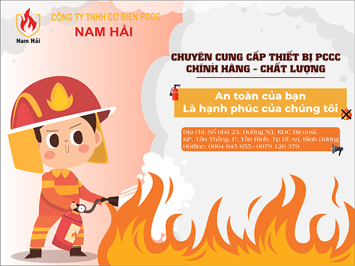 Địa chỉ mua bán thiết bị PCCC Bình Dương chất lượng