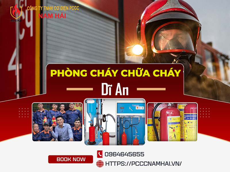 Phòng cháy chữa cháy Dĩ An trọn gói tốt nhất 2024