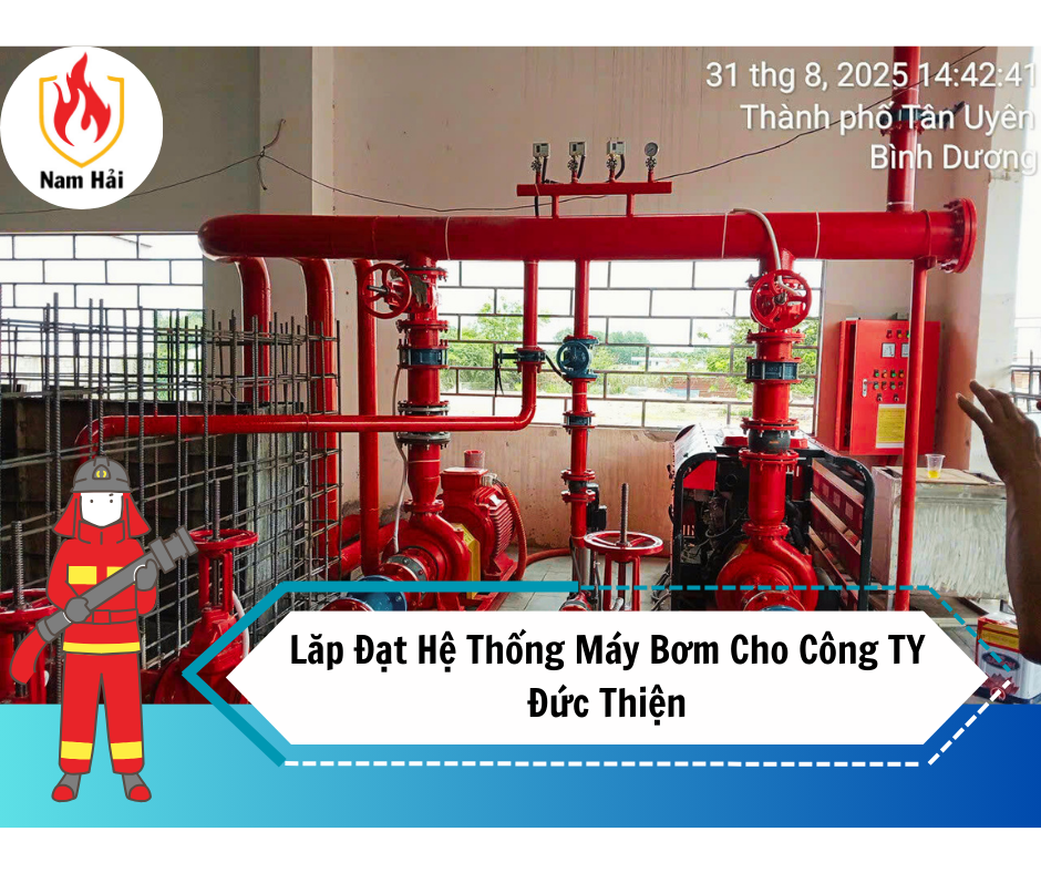 Lăp Đặt Hệ Thống Máy Bơm Cho Công TY Đức Thiện