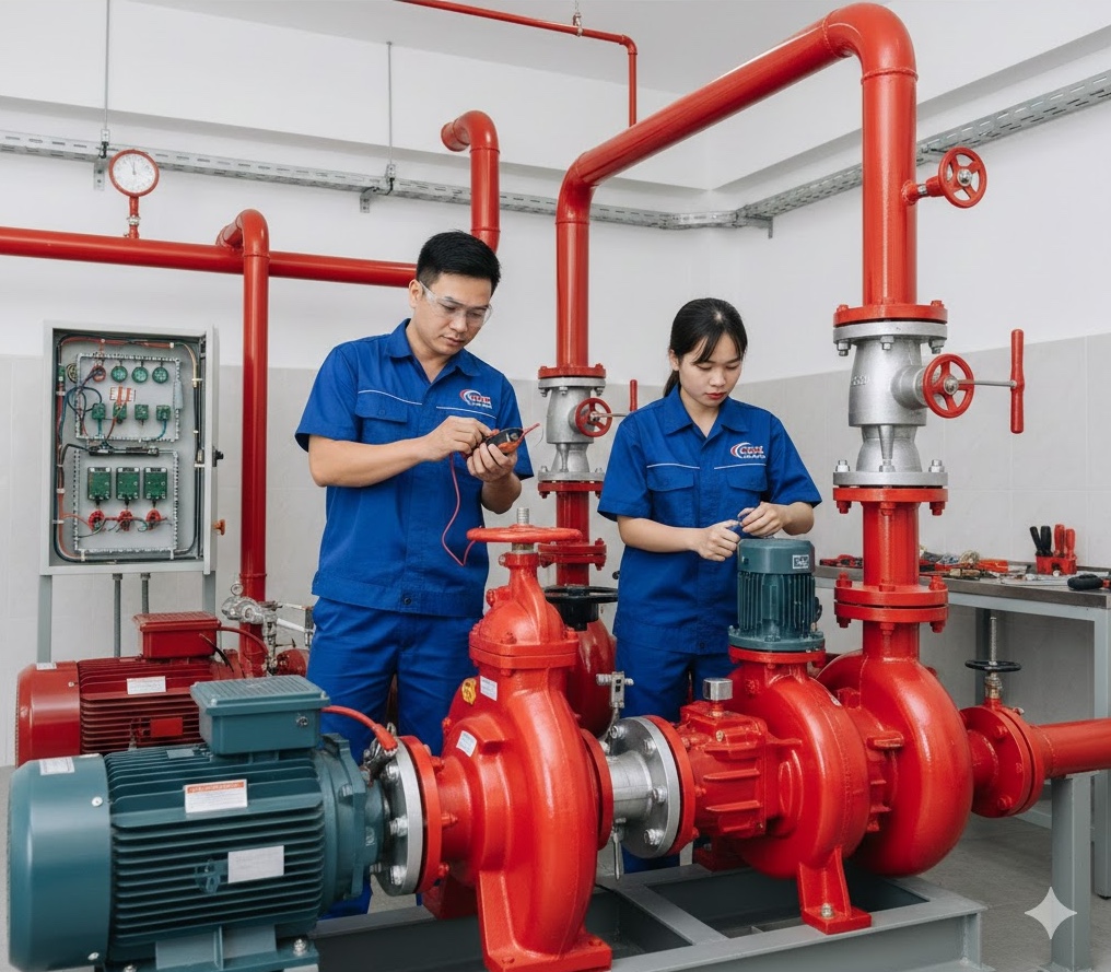 Dịch vụ Bảo Trì Bảo Dưỡng Sửa Chữa máy bơm PCCC