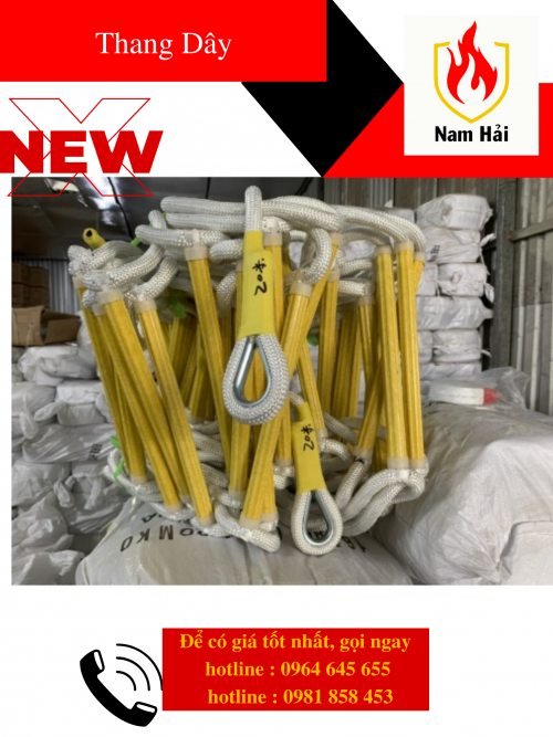 THANG DÂY CỨU HOẢ CHỐNG CHÁY 20M